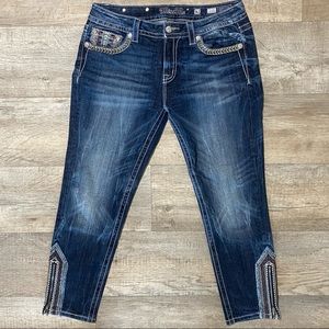 Miss Me Mid Rise Ankle Skinny Jeans